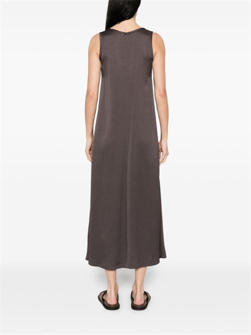 Abito donna Emme Marella lungo smanicato chocolat EMME Marella | UGUALE003